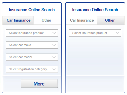 Searching for insurance online